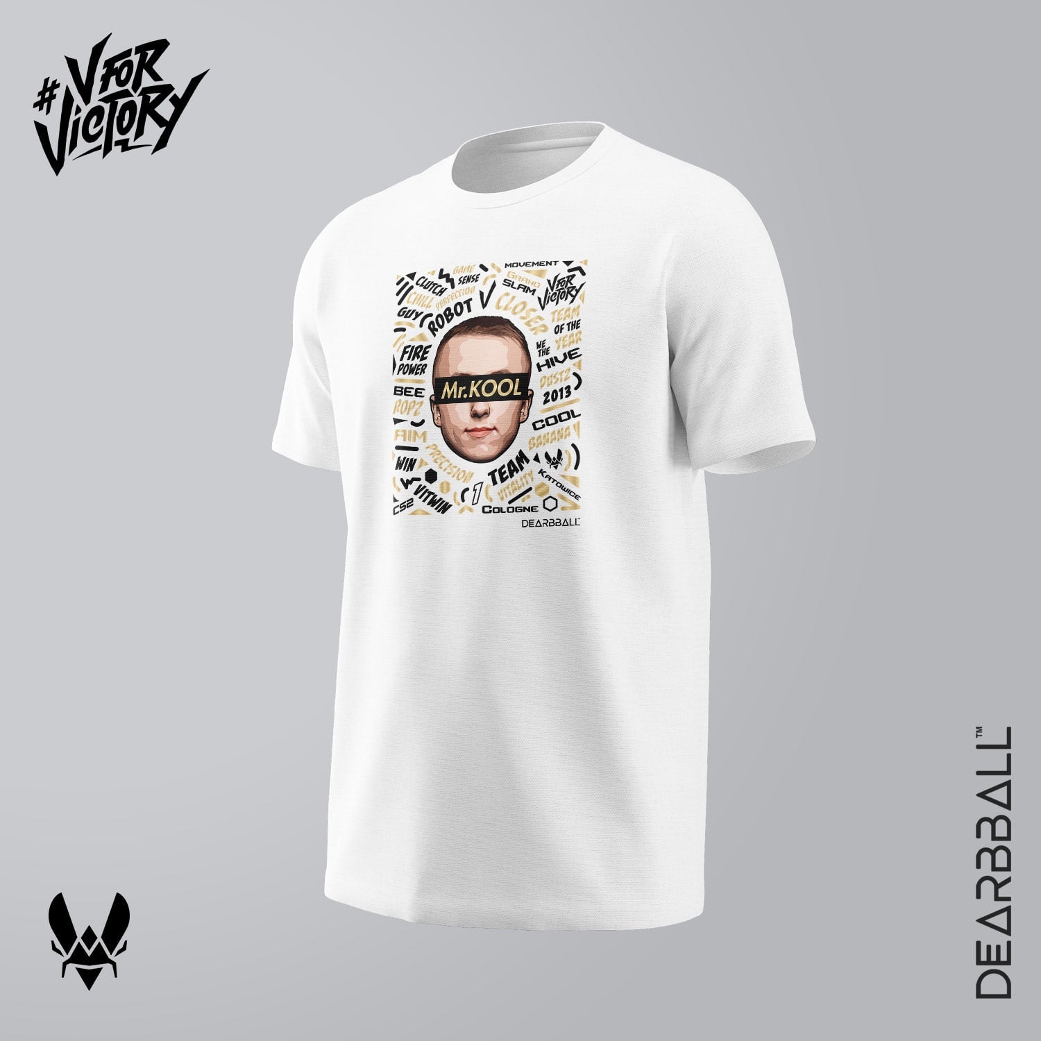 Pack 5 T-Shirts - Campeões do Vitality Grand Slam