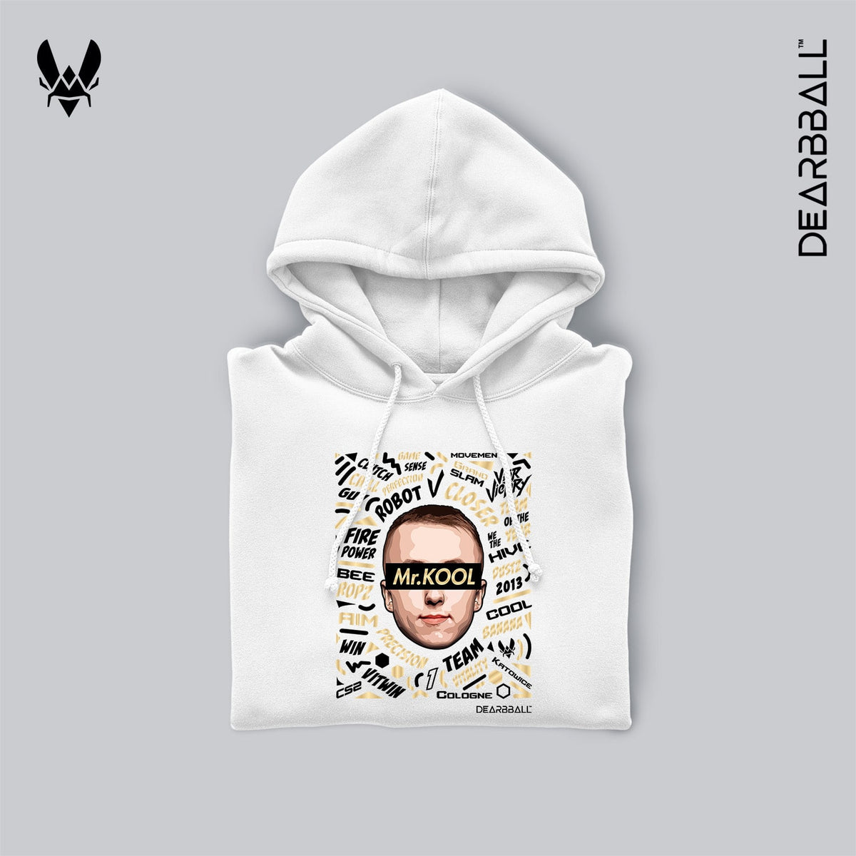 DearBBall Sweat à Capuche - ROPZ Mr.KOOL Words Matter VITALITY