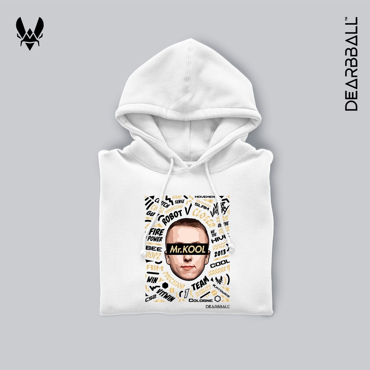 DearBBall Sweat à Capuche - ROPZ Mr.KOOL Words Matter VITALITY