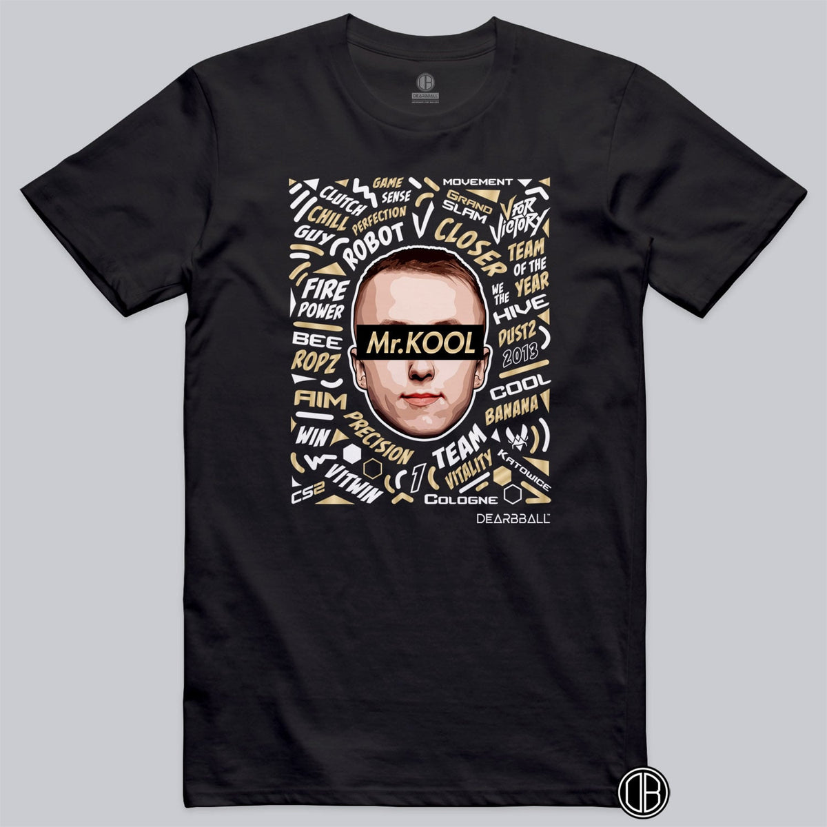 DearBBall T-Shirt - ROPZ Mr.KOOL Words Matter VITALITY