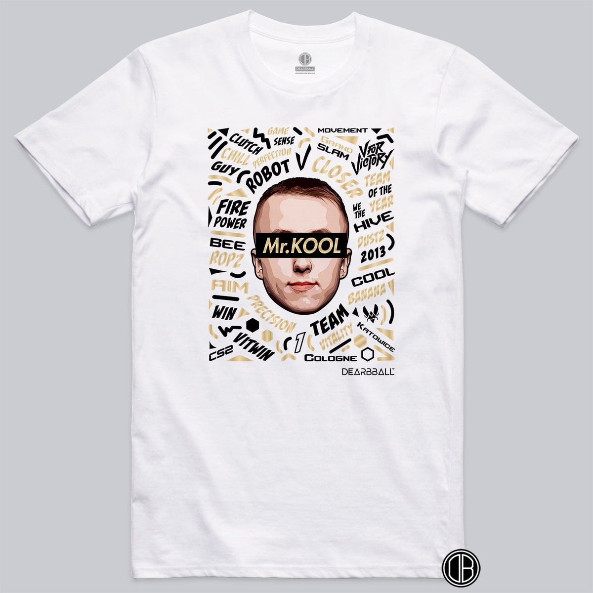 DearBBall T-Shirt - ROPZ Mr.KOOL Words Matter VITALITY