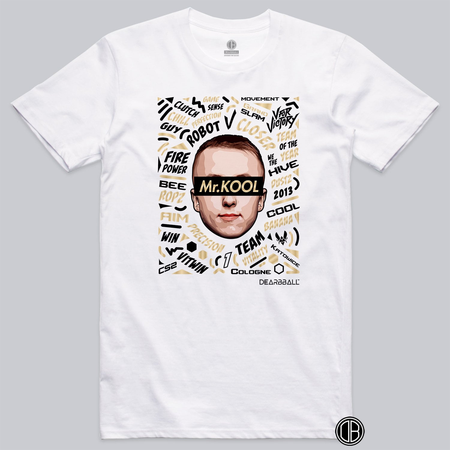 T-shirt DearBBall - VITALITY ROPZ Mr.KOOL Words Matter