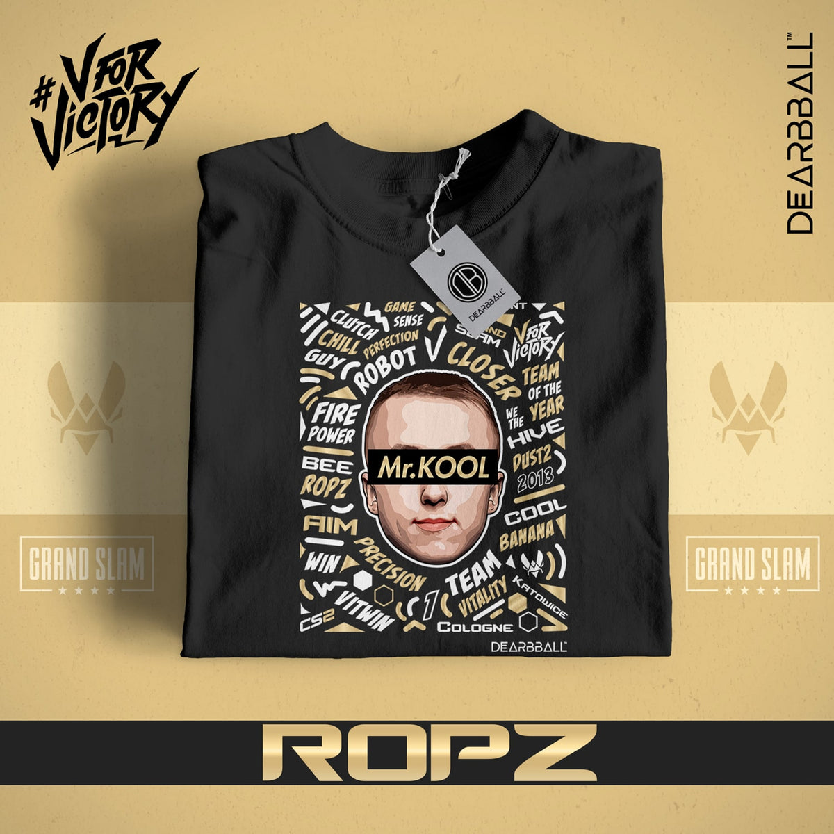 T-shirt DearBBall - VITALITY ROPZ Mr.KOOL Words Matter