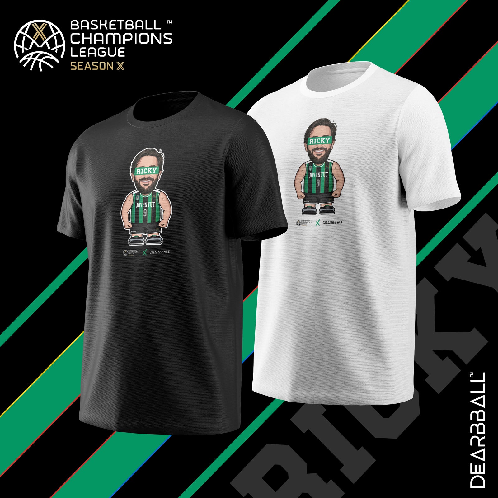 T-shirt DearBBall - Edição RICKY BCL Mini Player