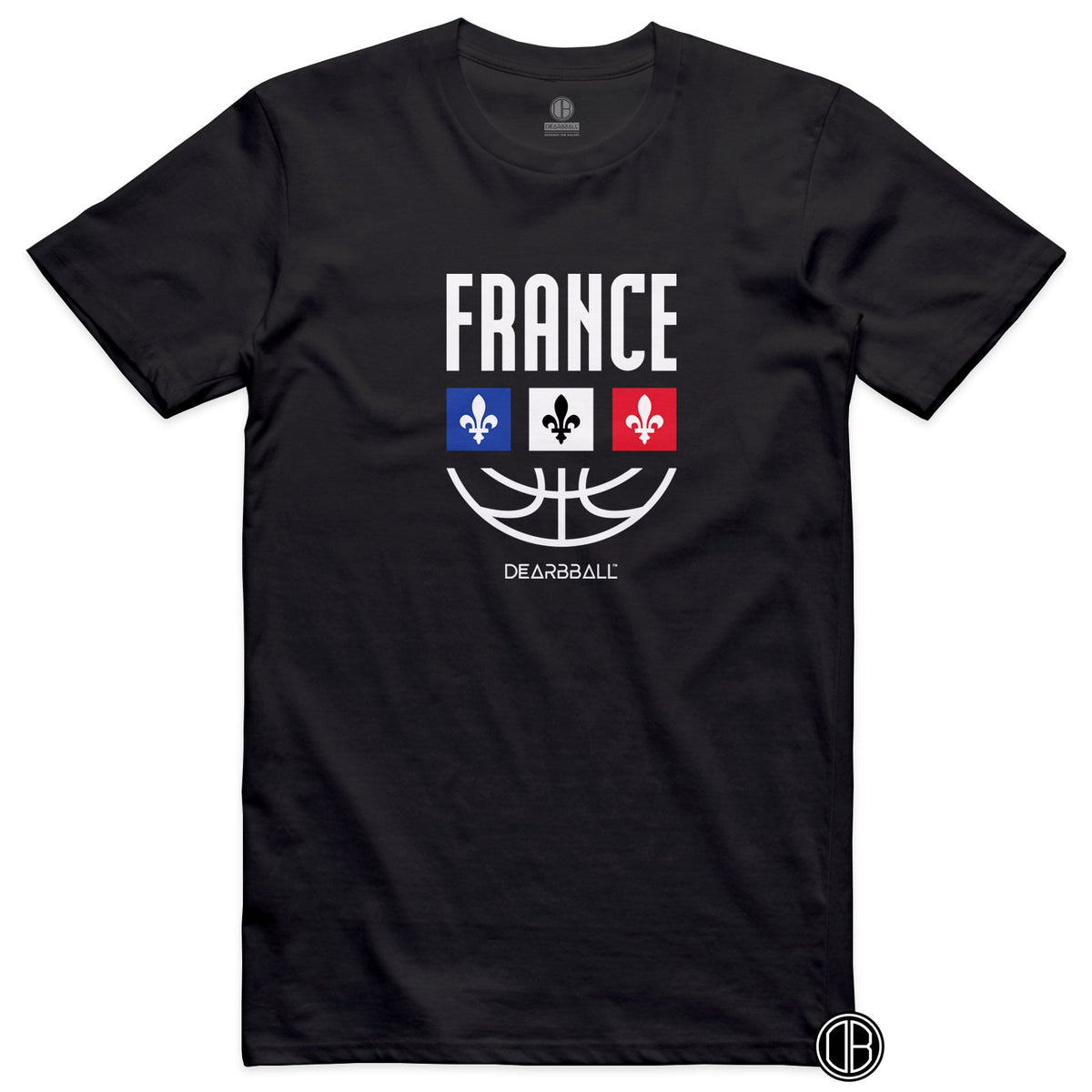DearBBall T-Shirt - FRANCE ROYAUTÉ Black Edition
