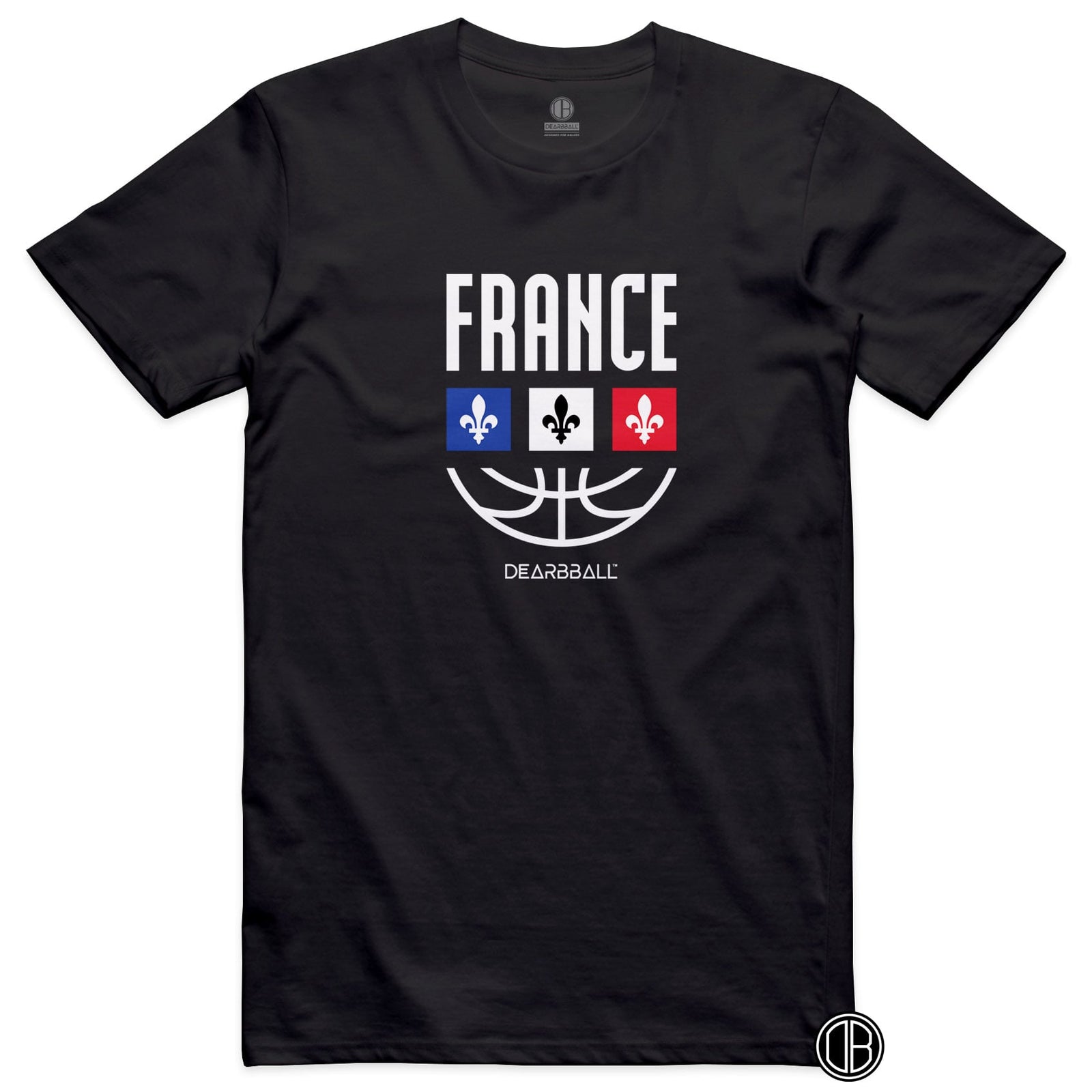DearBBall T-skjorte - FRANCE ROYAUTÉ Svart utgave