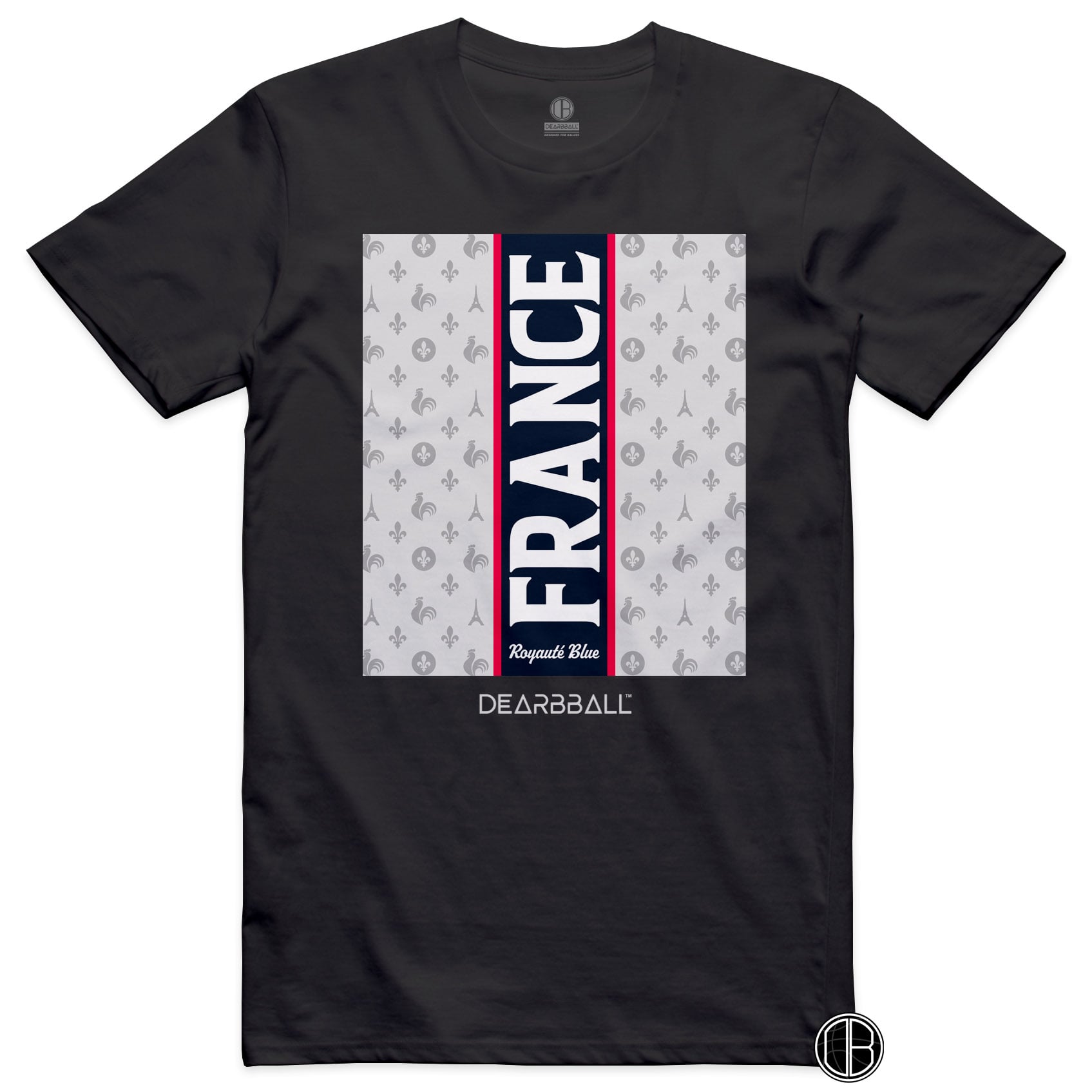 DearBBall T-Shirt - France Royauté Grey Edition