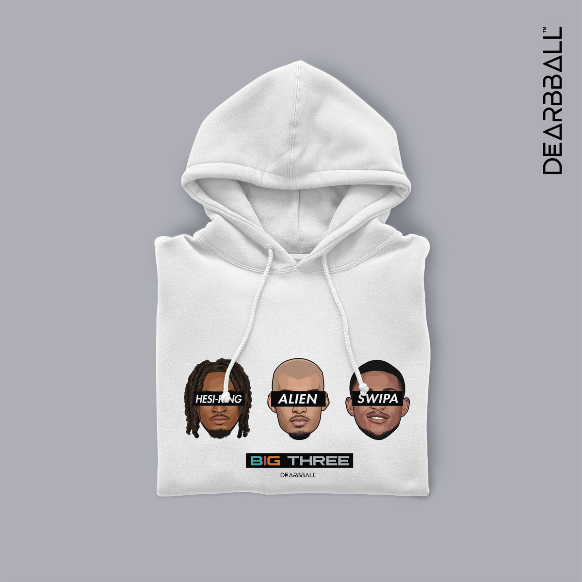 DearBBall Sweat à Capuche - BIG THREE San Antonio Edition