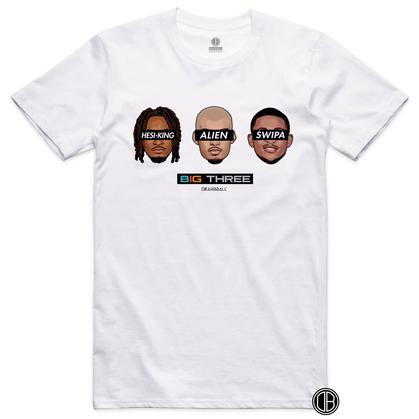 T-shirt DearBBall - Edição BIG THREE San Antonio