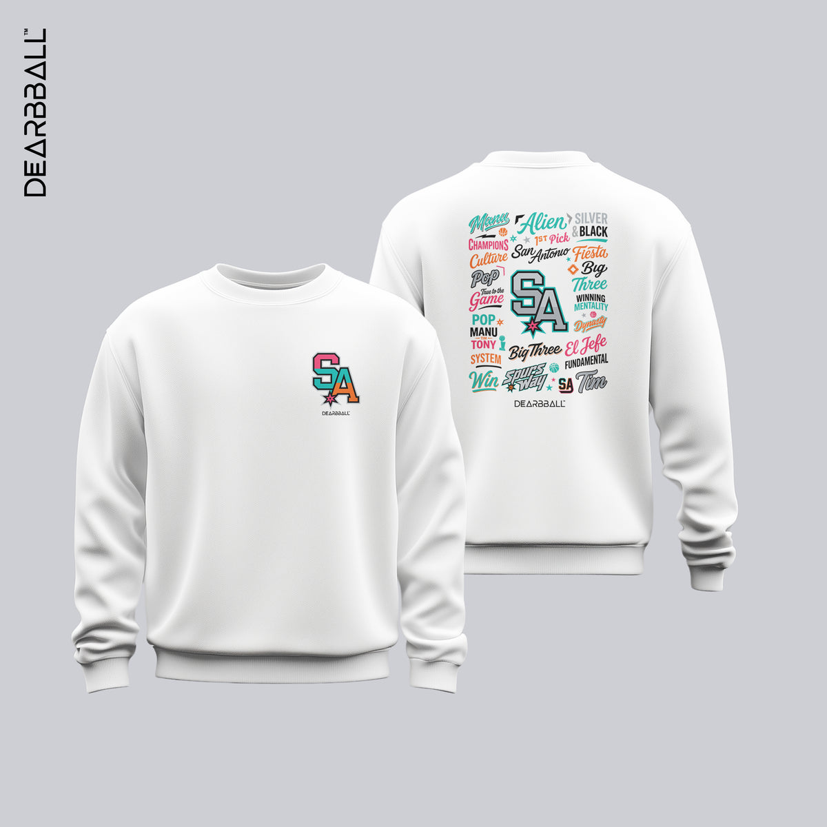 DearBBall Sweat Premium - SAN ANTONIO Fiesta Words Matter Edition