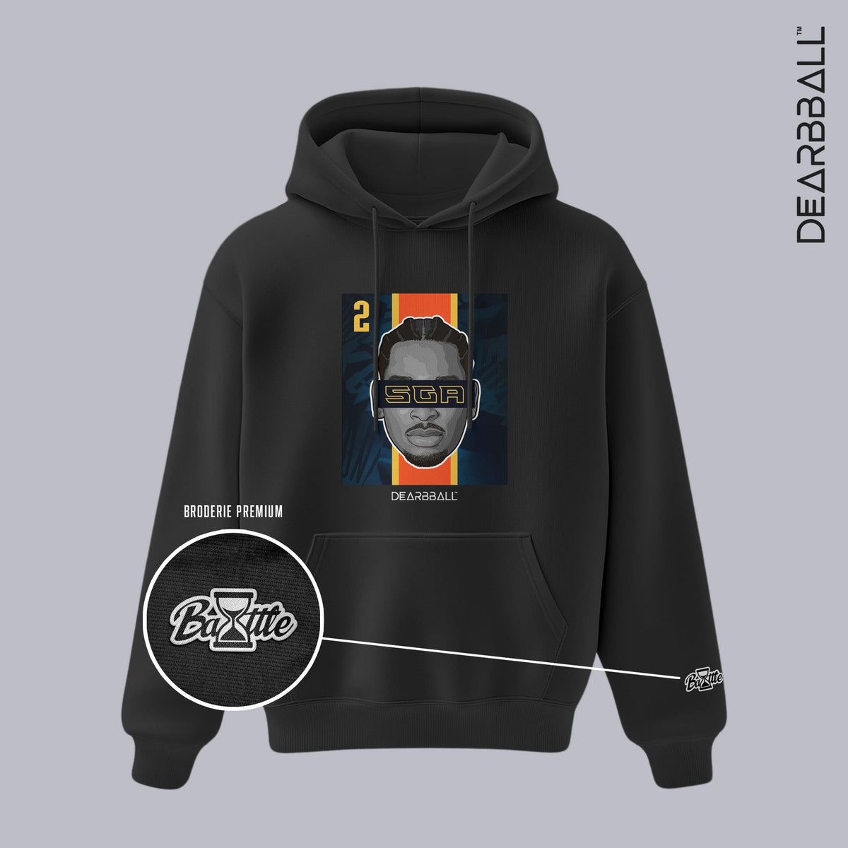 DearBBall Sweat à Capuche - SGA OKC BOG Premium Edition