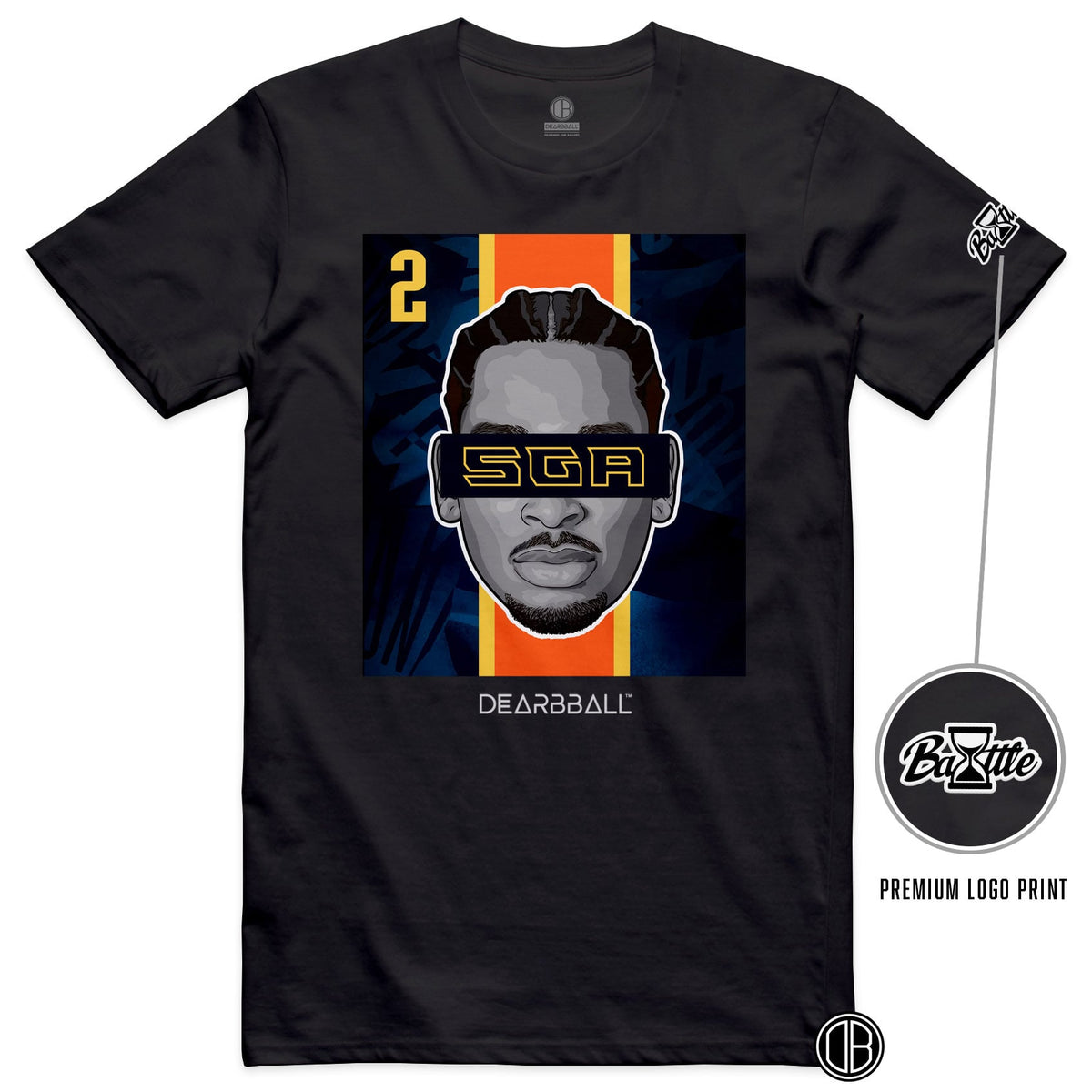 DearBBall Ensemble Short T-Shirt - SGA OKC BOG Premium Edition