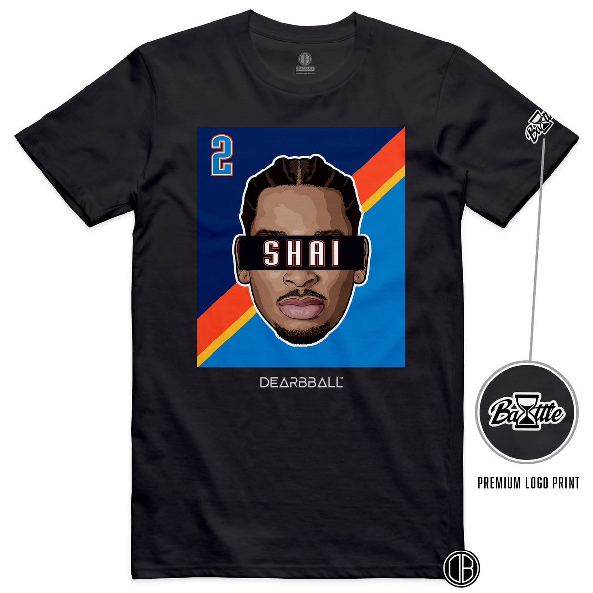 DearBBall Ensemble Short T-Shirt - SHAI OKC BOG Premium Edition