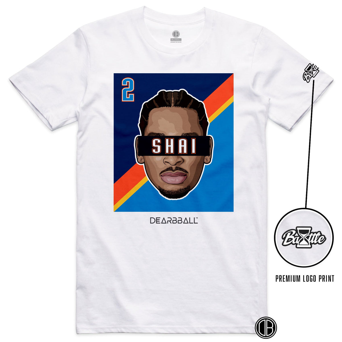 DearBBall Ensemble Short T-Shirt - SHAI OKC BOG Premium Edition