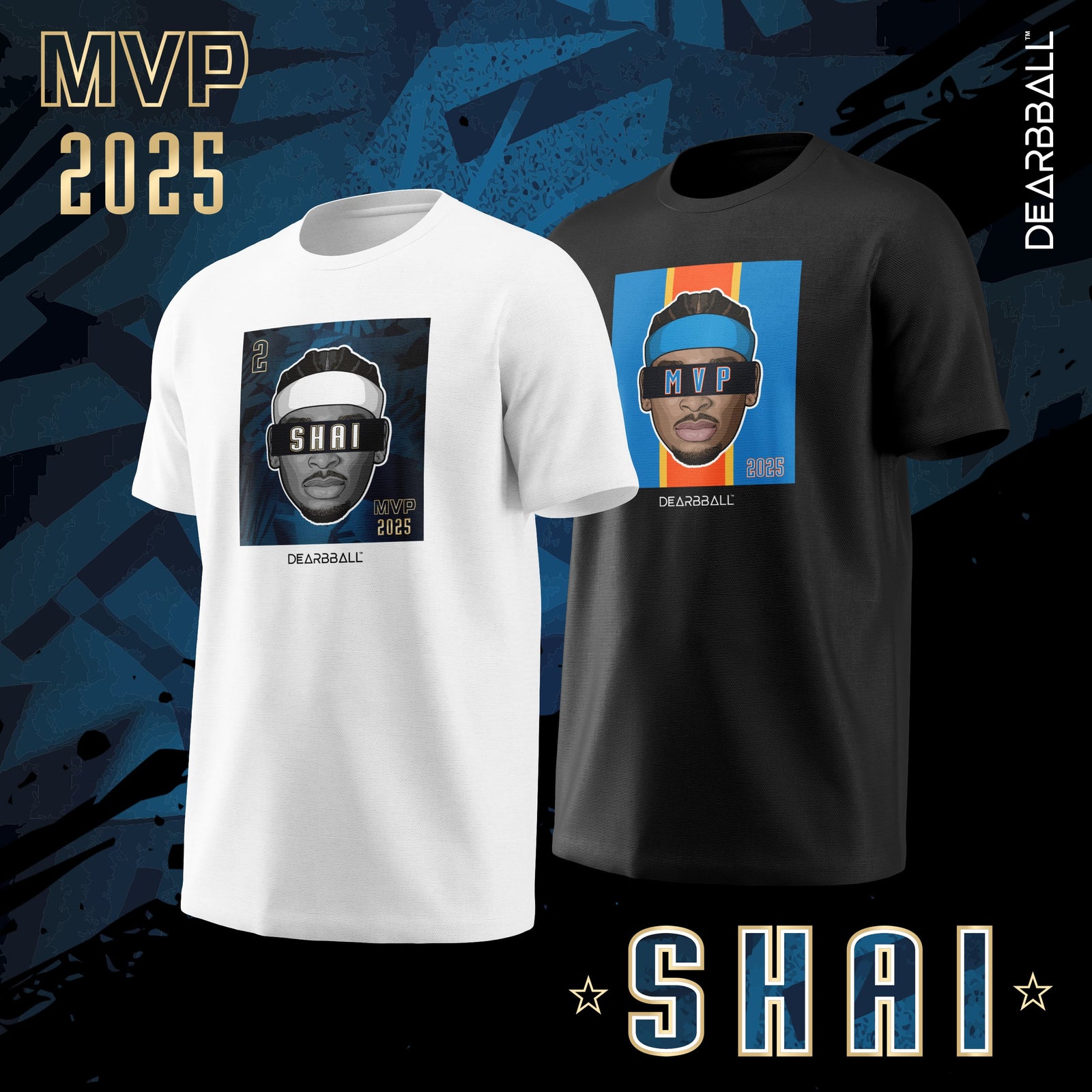 DearBBall T-skjorte - Shai MVP Trophy Edition