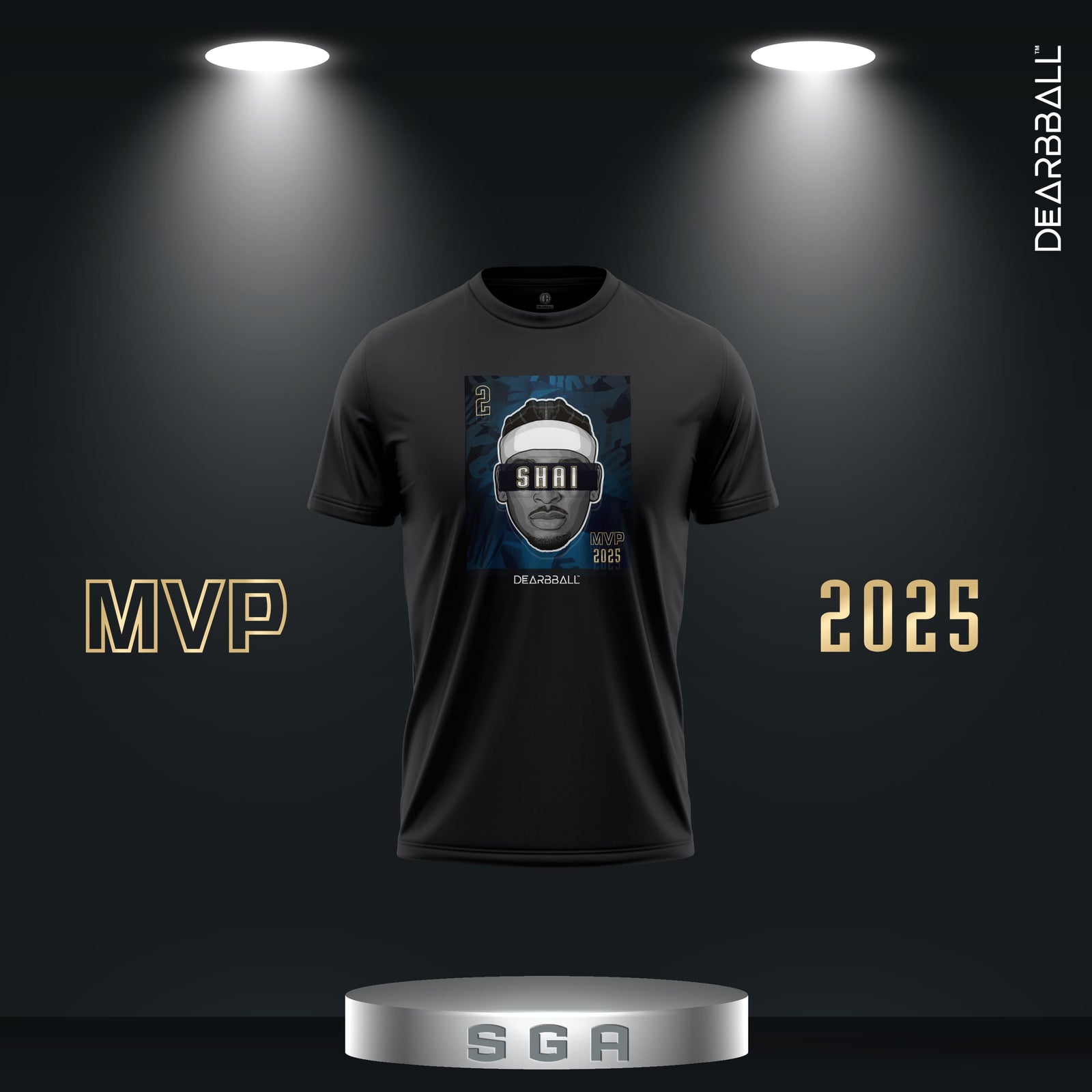DearBBall T-Shirt - Shai MVP Trophy Edition