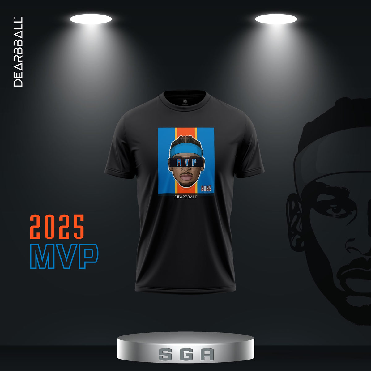 DearBBall T-Shirt - Shai MVP 2025 OKC Edition
