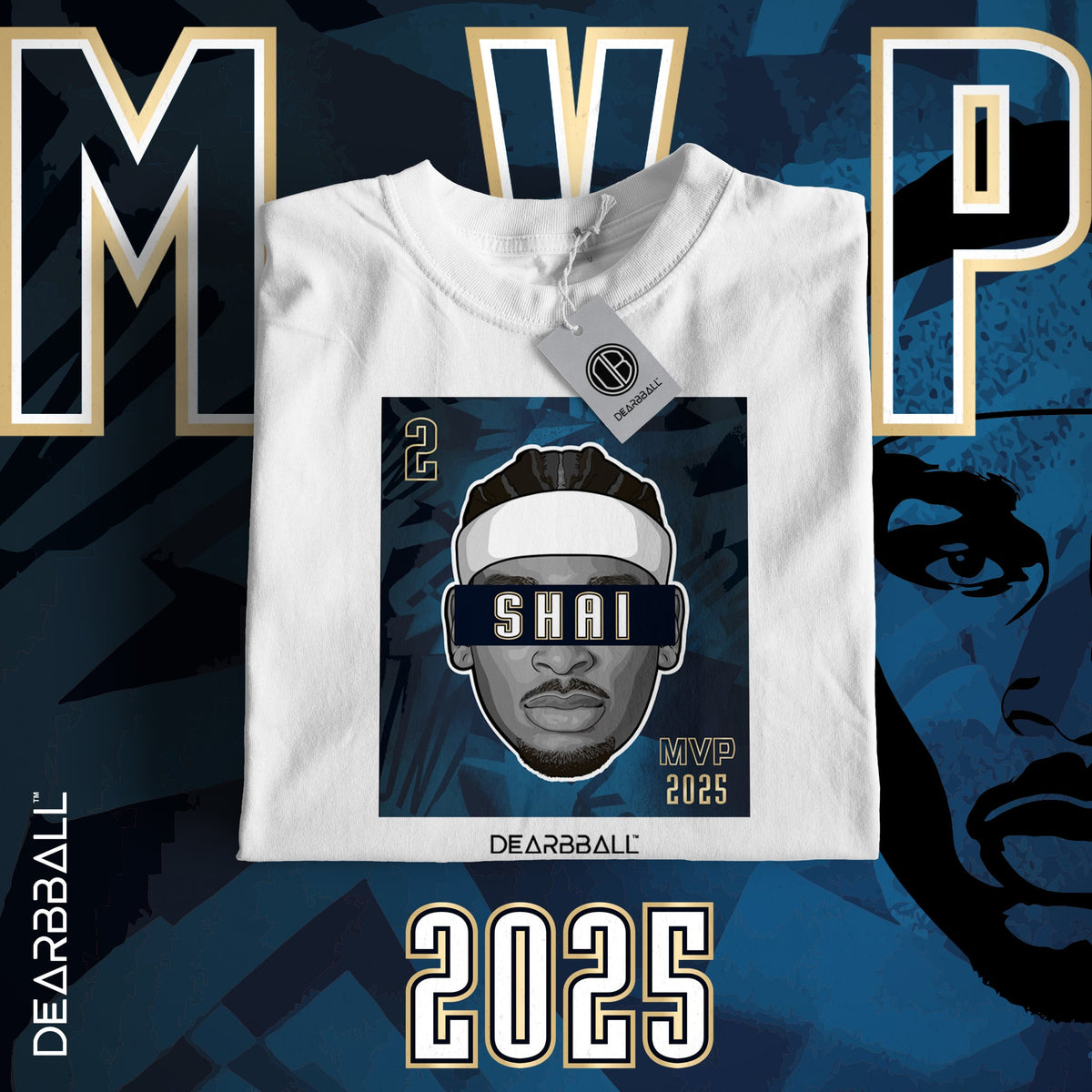DearBBall Pack 4 T-Shirts - SHAI MVP Edition