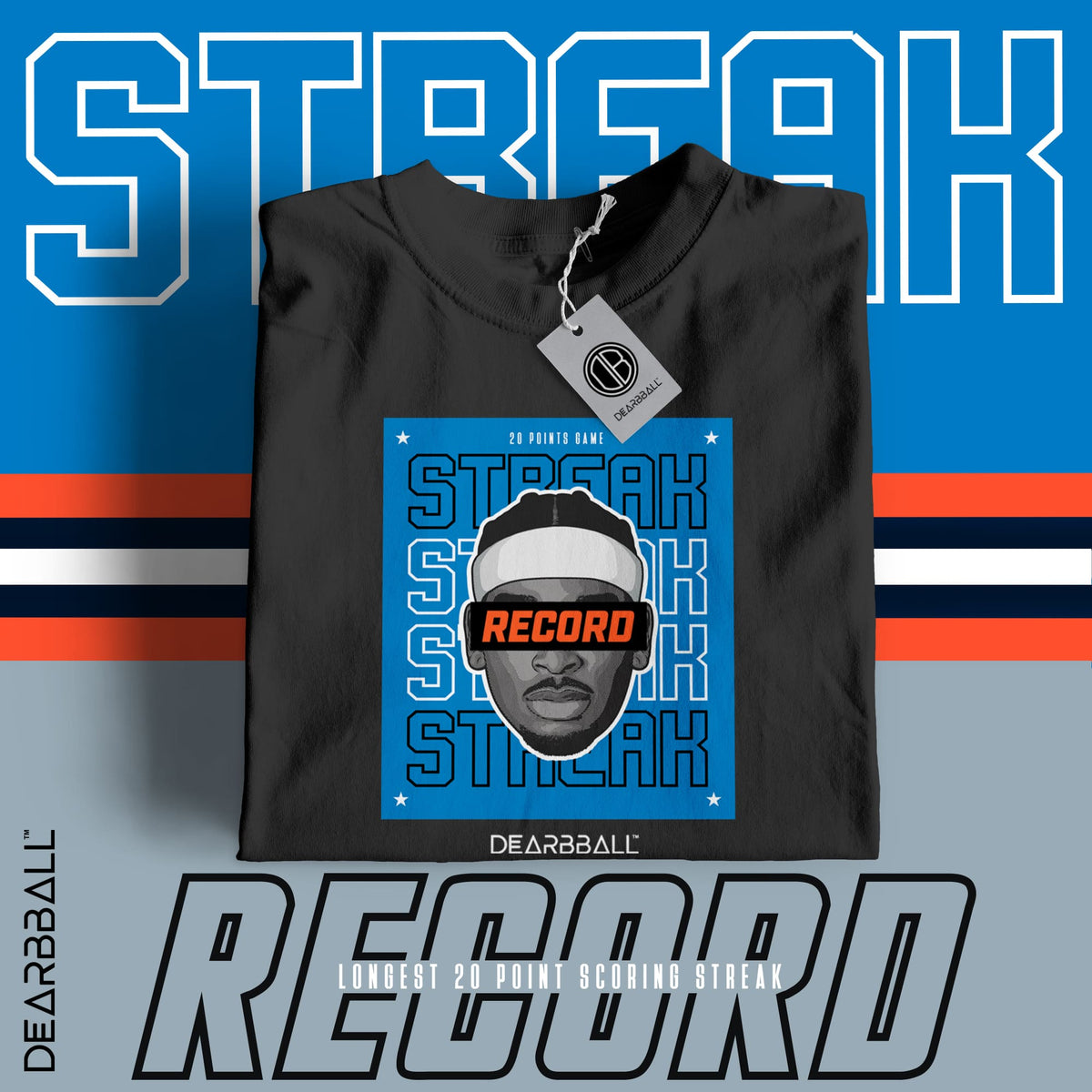 Camiseta DearBBall - SHAI Racha Edición Récord