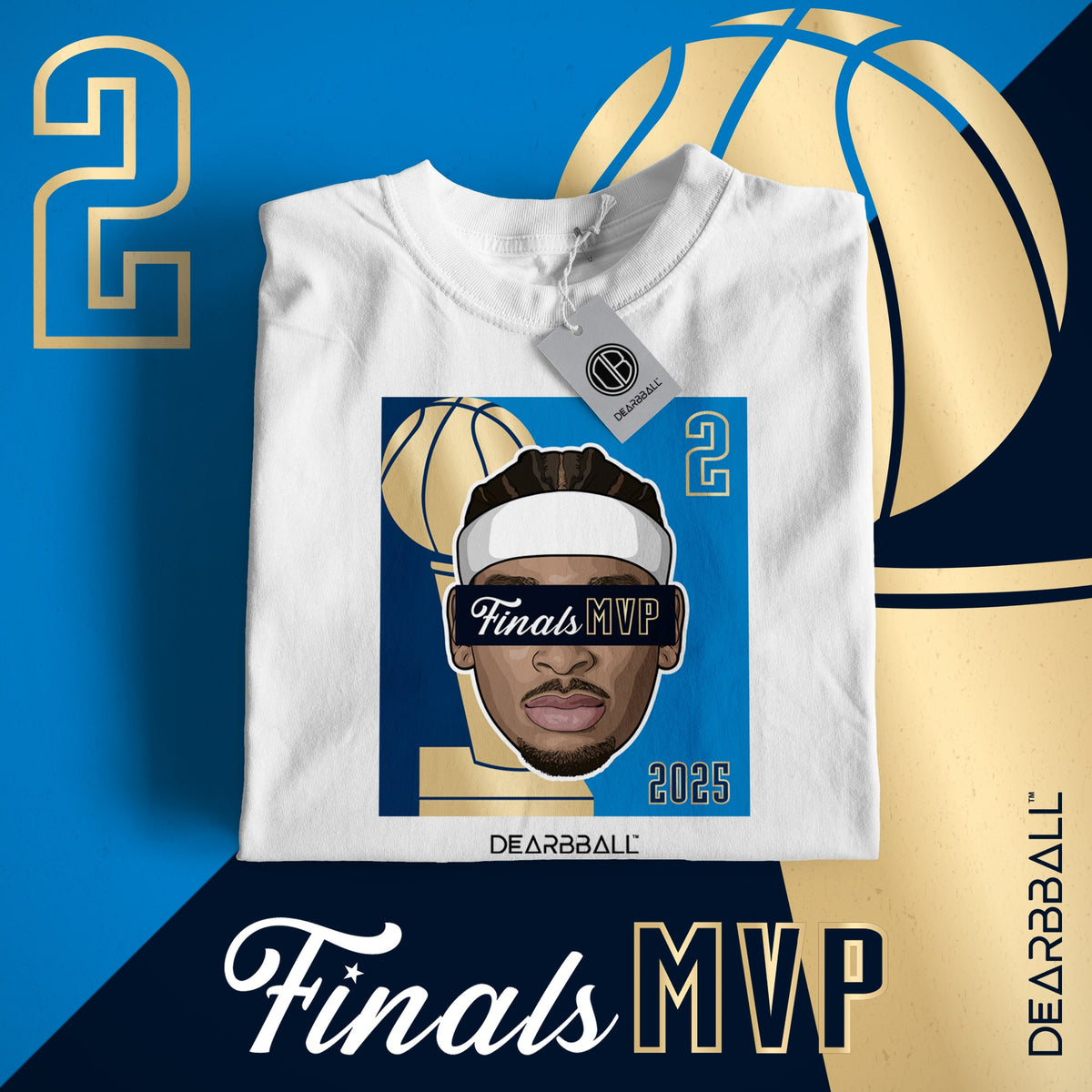 Camiseta DearBBall - Edición SHAI FINALS MVP