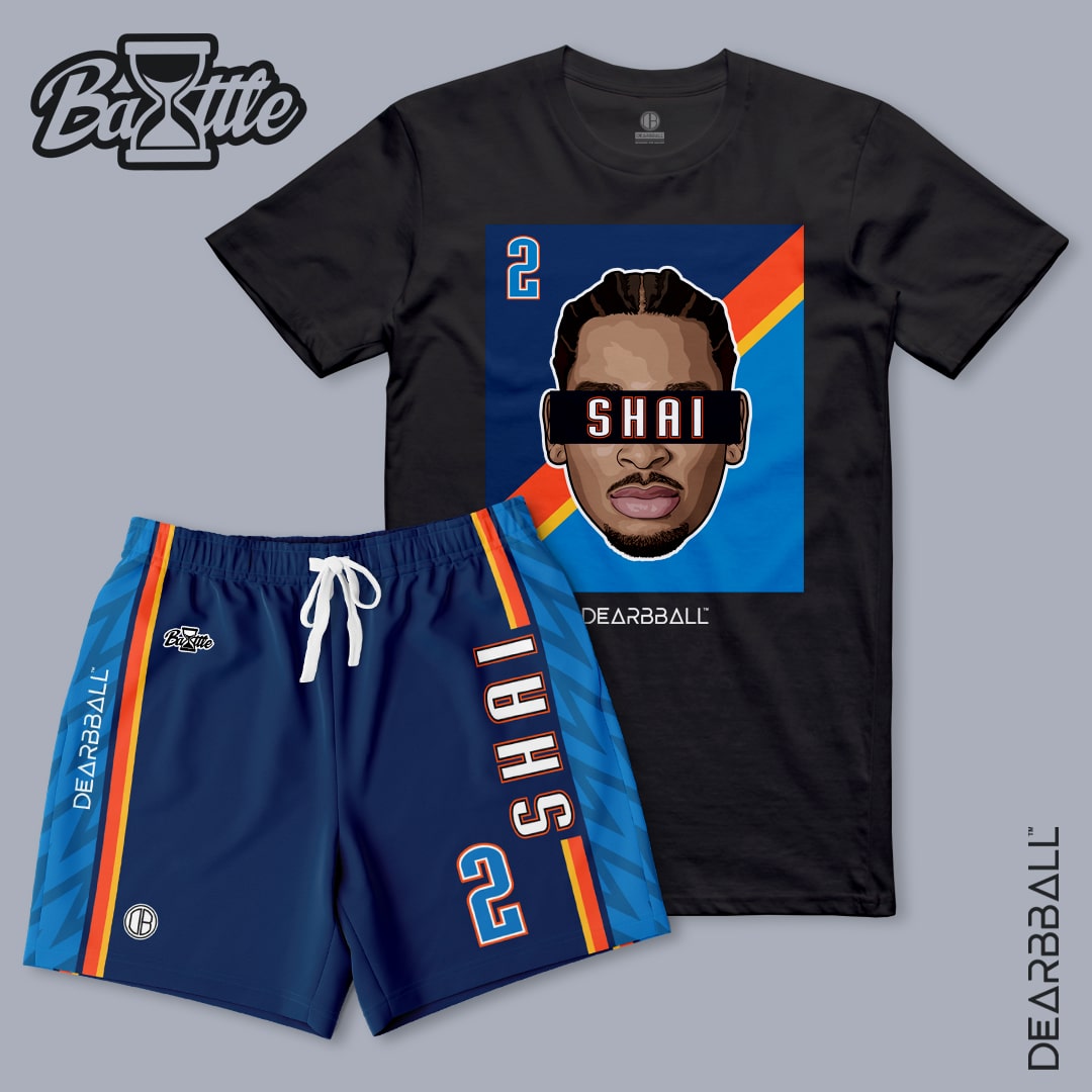 DearBBall Ensemble Short T-Shirt - SHAI OKC BOG Premium Edition
