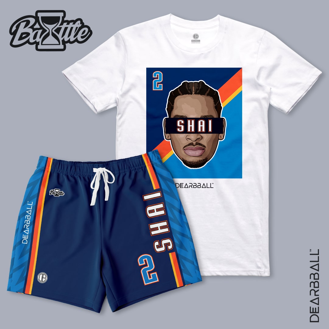 DearBBall Ensemble Short T-Shirt - SHAI OKC BOG Premium Edition