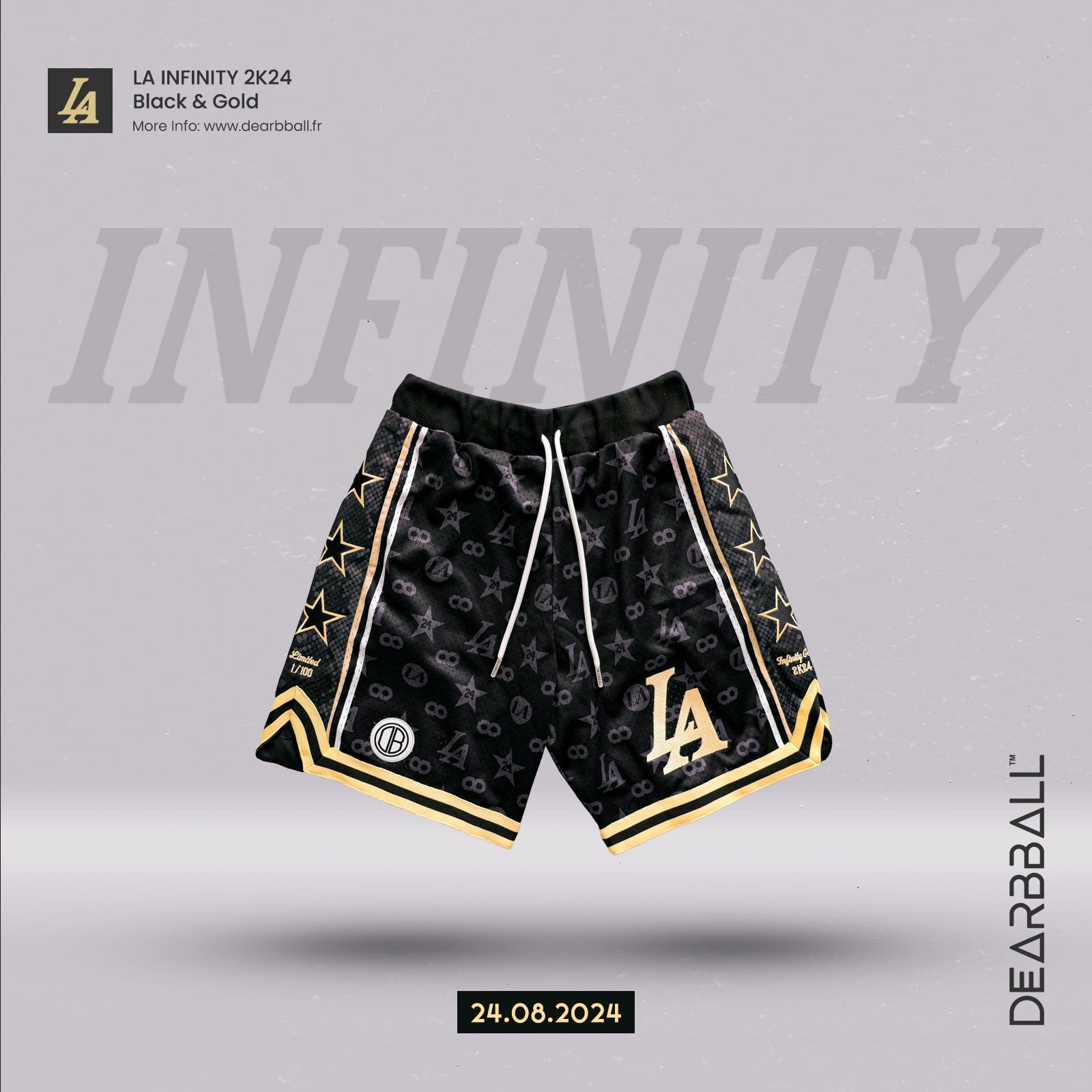 T-Shirt DearBBall - Edição Infinity LA 2K24