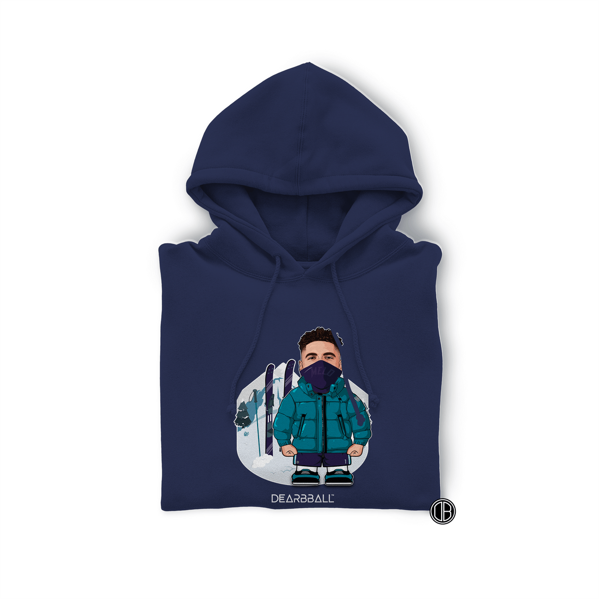 DearBBall Sweat à Capuche - Mini MELO Winter Edition