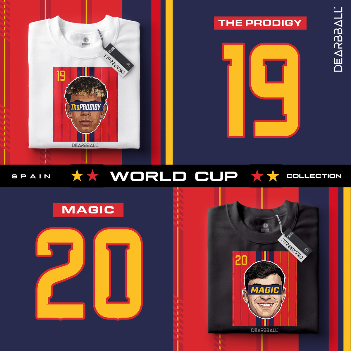 DearBBall 2 T-Shirts - ThePRODIGY x MAGIC Spain CDM Edition