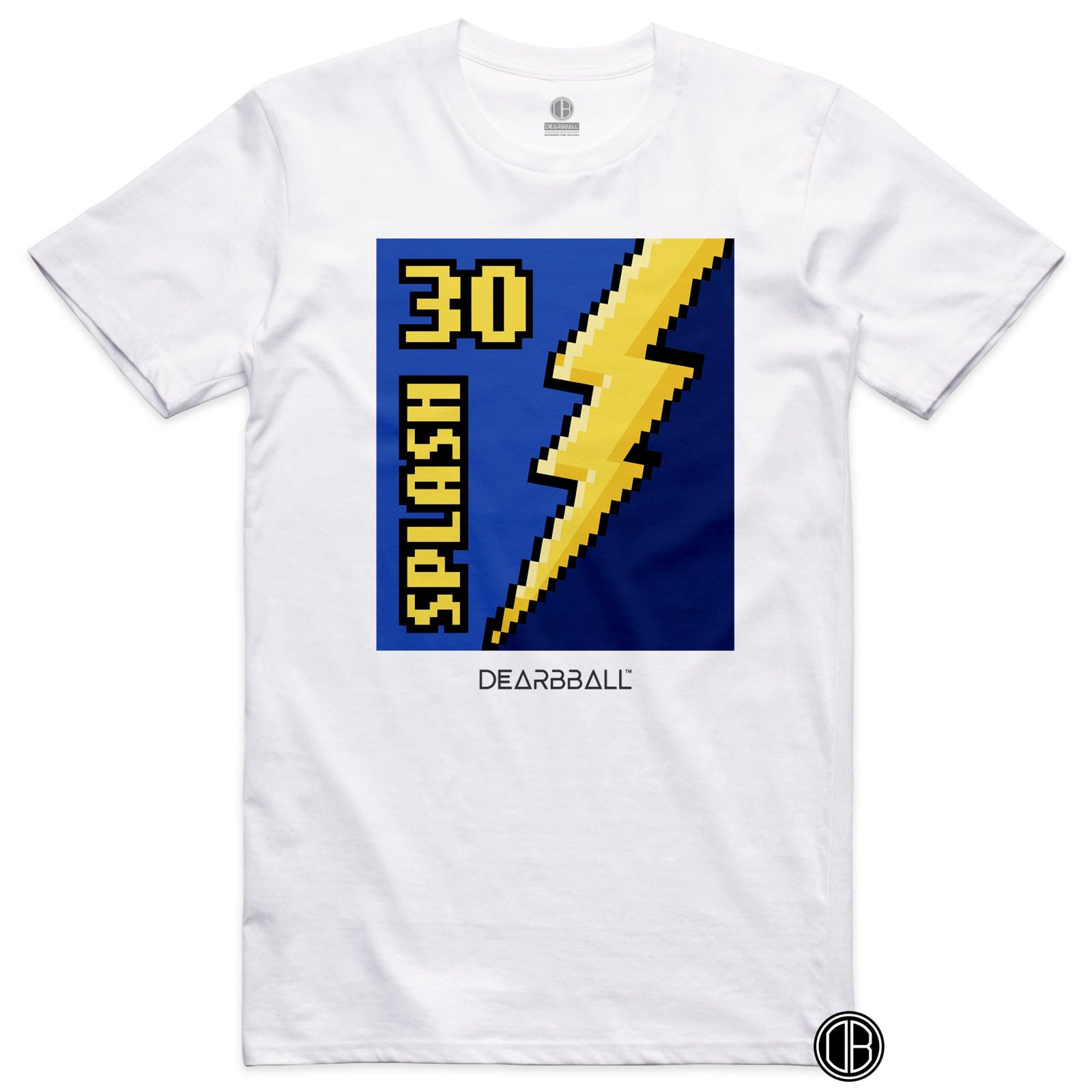 DearBBall T-Shirt - SPLASH 8Bit Pixel Blue Edition