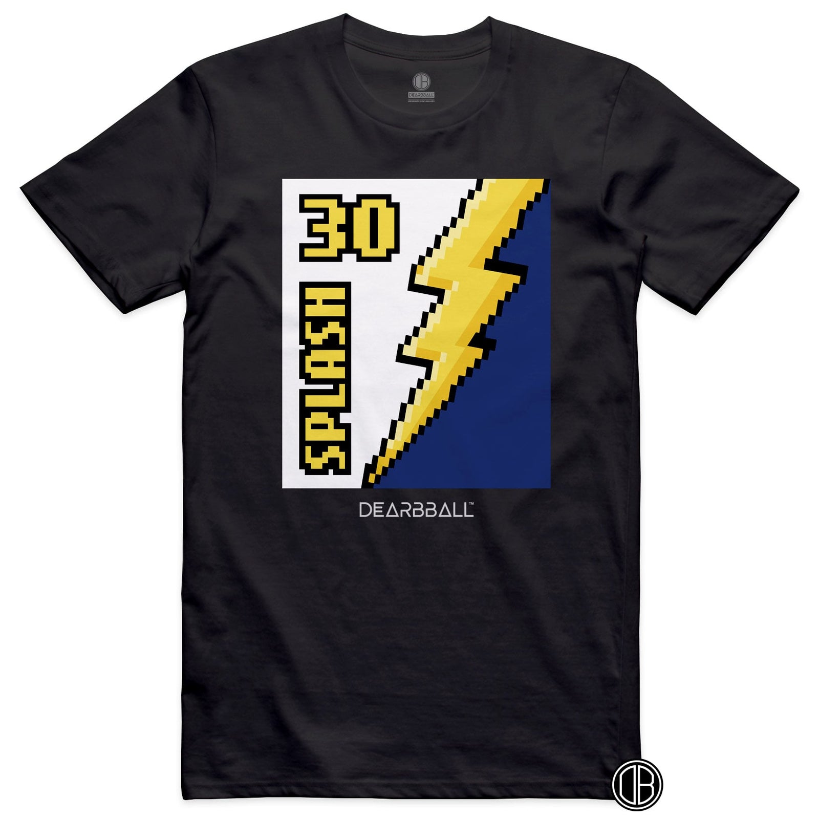 DearBBall T-Shirt - SPLASH 8Bit Pixel White Edition