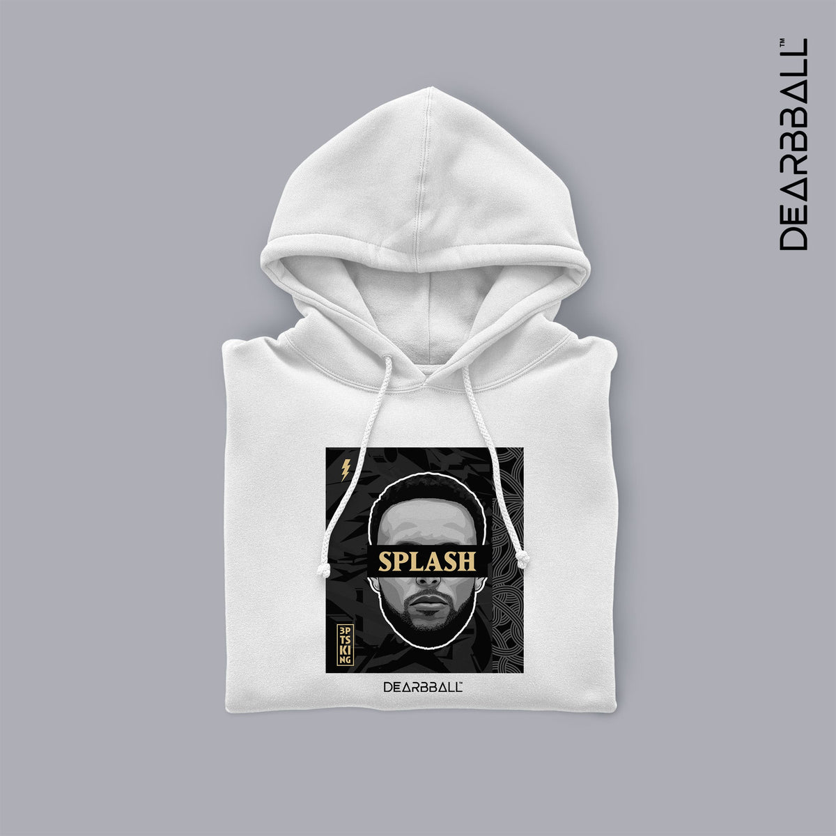 DearBBall Sweat à Capuche - SPLASH Black &amp; Gold Luxury Edition