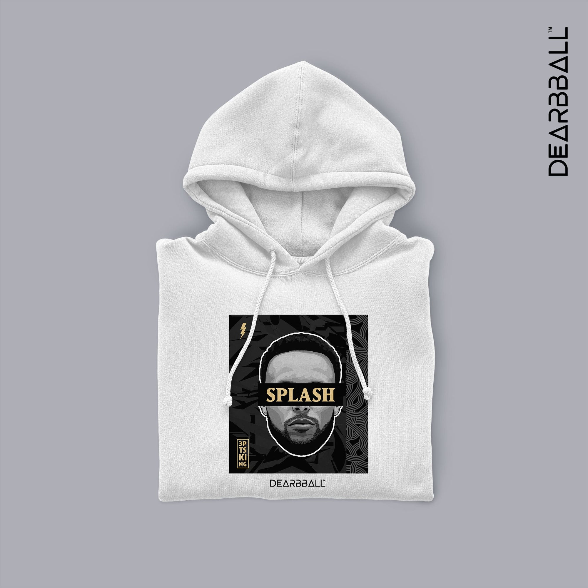 DearBBall Sweat à Capuche - SPLASH Black & Gold Luxury Edition