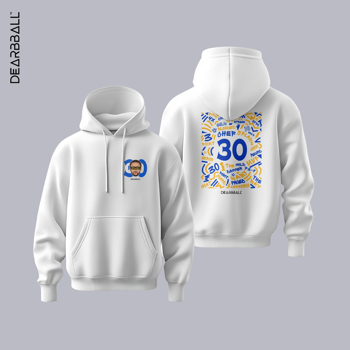 DearBBall Hoodie Premium - Splash 30 Words Matter Edition