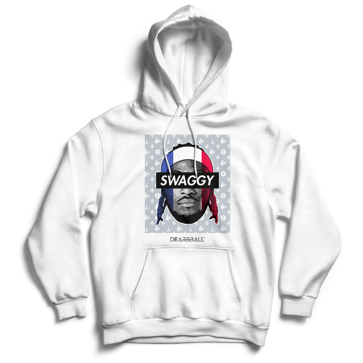 DearBBall Sweat à Capuche - SWAGGY France Royauté Edition