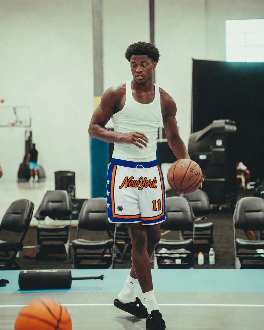 DBB SHORT MESH PREMIUM - NEW YORK FINALS 26 WHITE EDITION