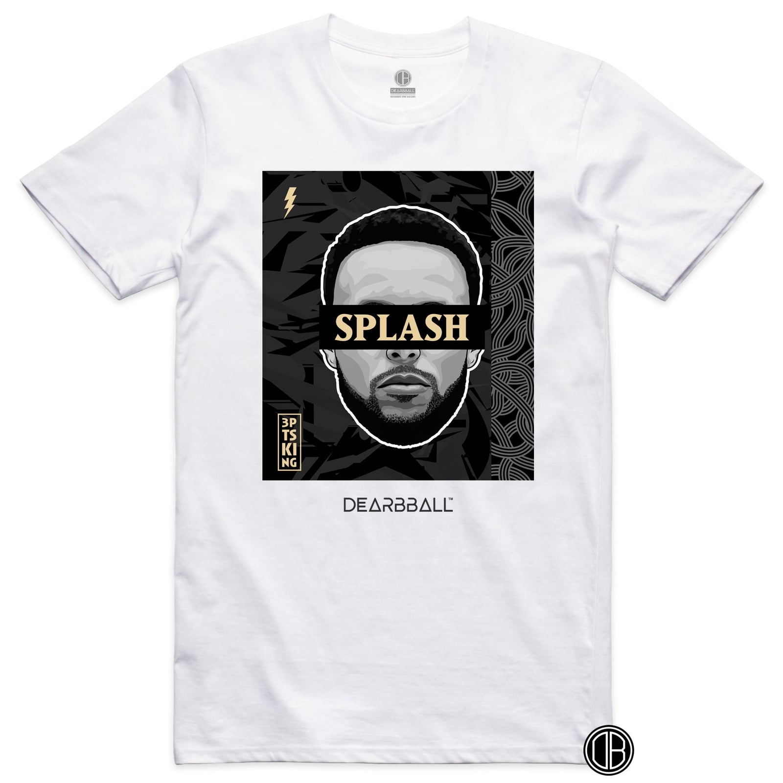 [Personnalisation] T-Shirt - Splash Black & Gold Edition