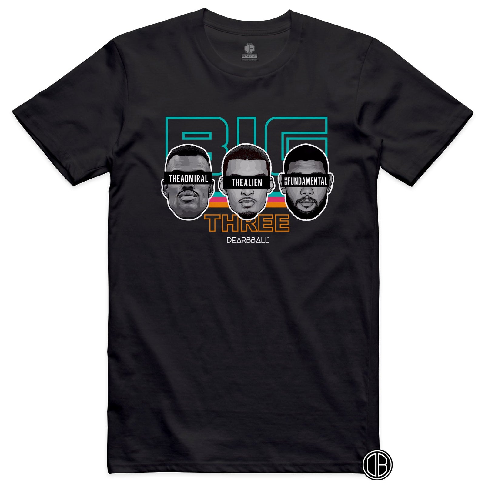 DearBBall T-Shirt - BIG 3 San Antonio Edition