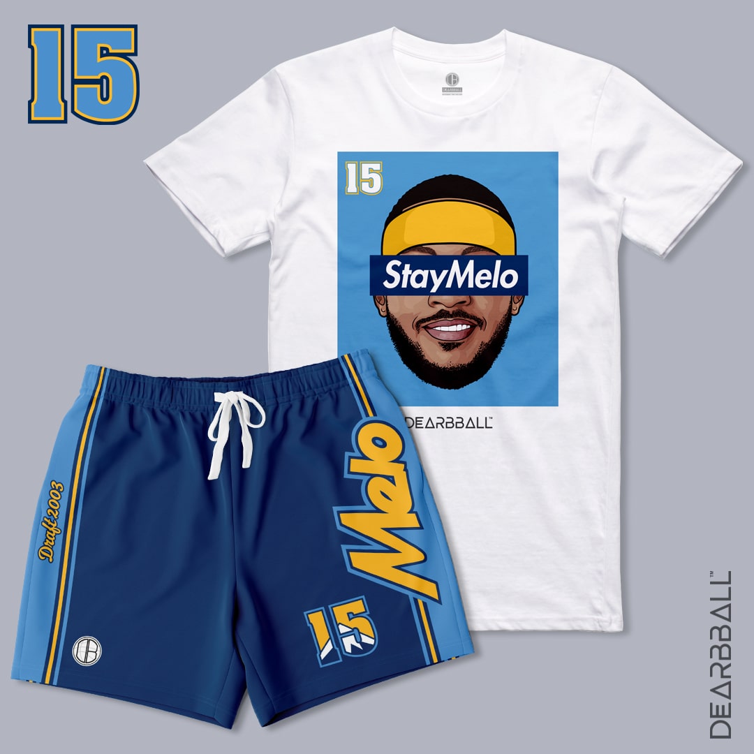 Conjunto DearBBall de T-shirt e Calções - Edição StayMelo Denver