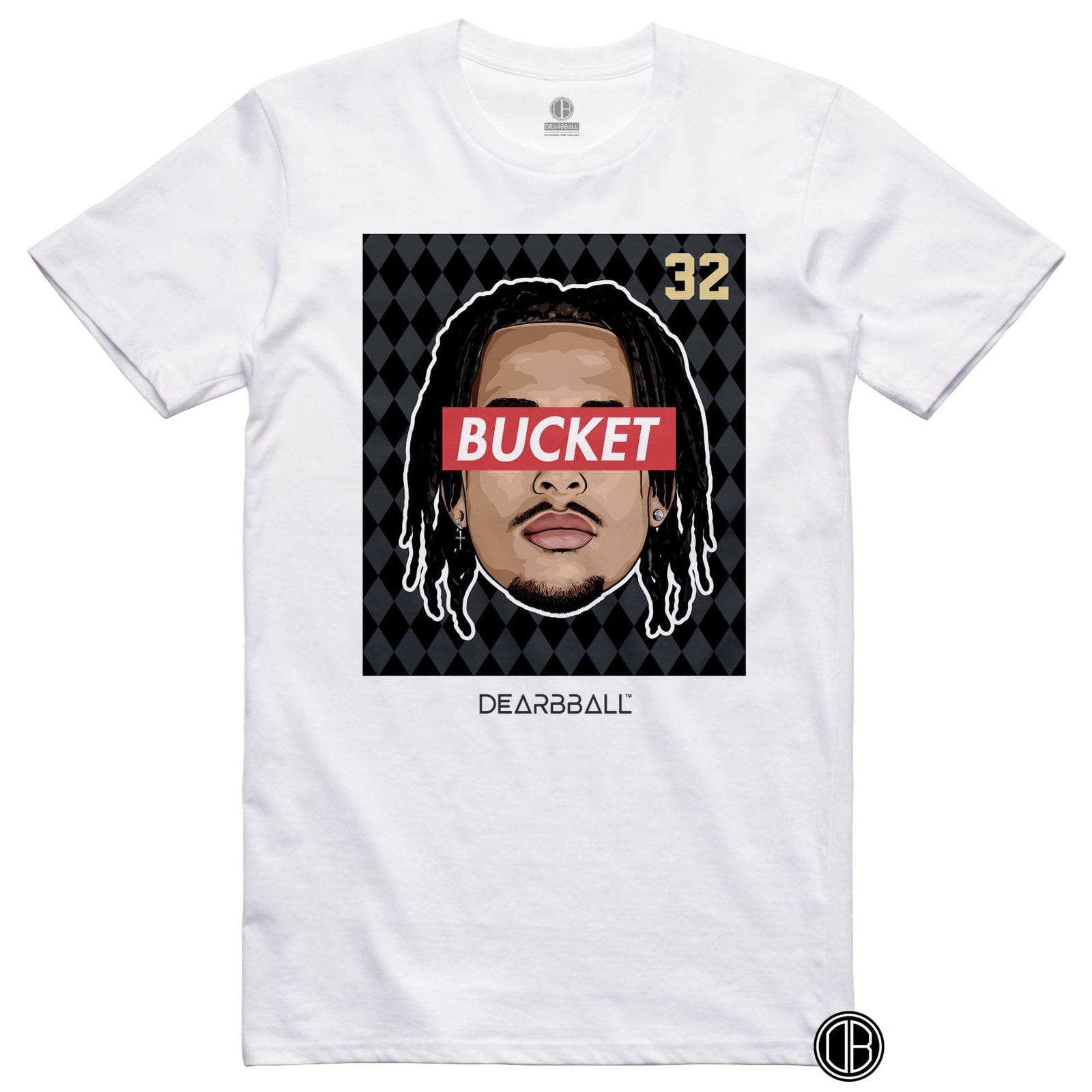 DearBBall T-Shirt - BUCKET Principauté Black Edition