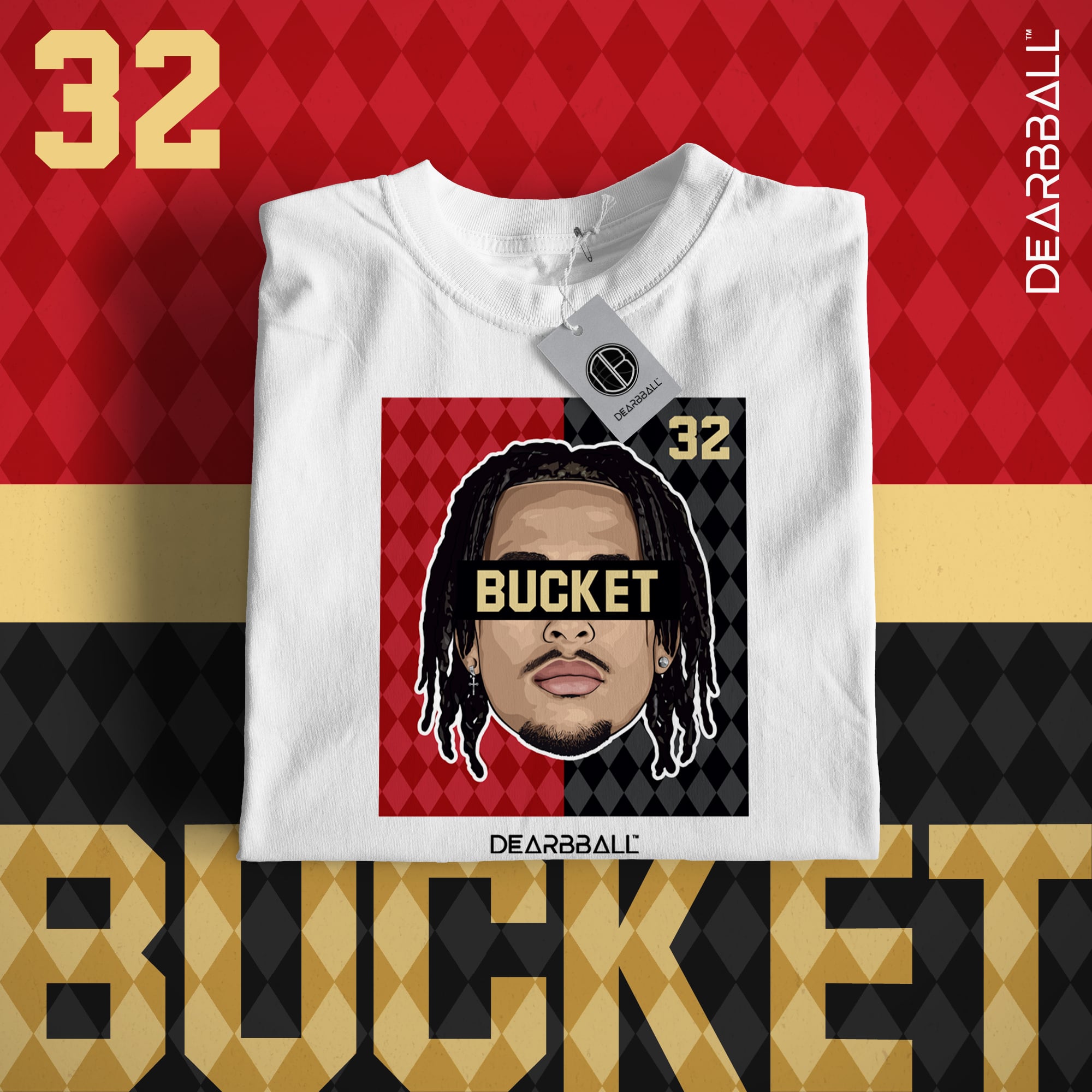 [Enfant] DearBBall T-shirt - BUCKET Bicolor Edition