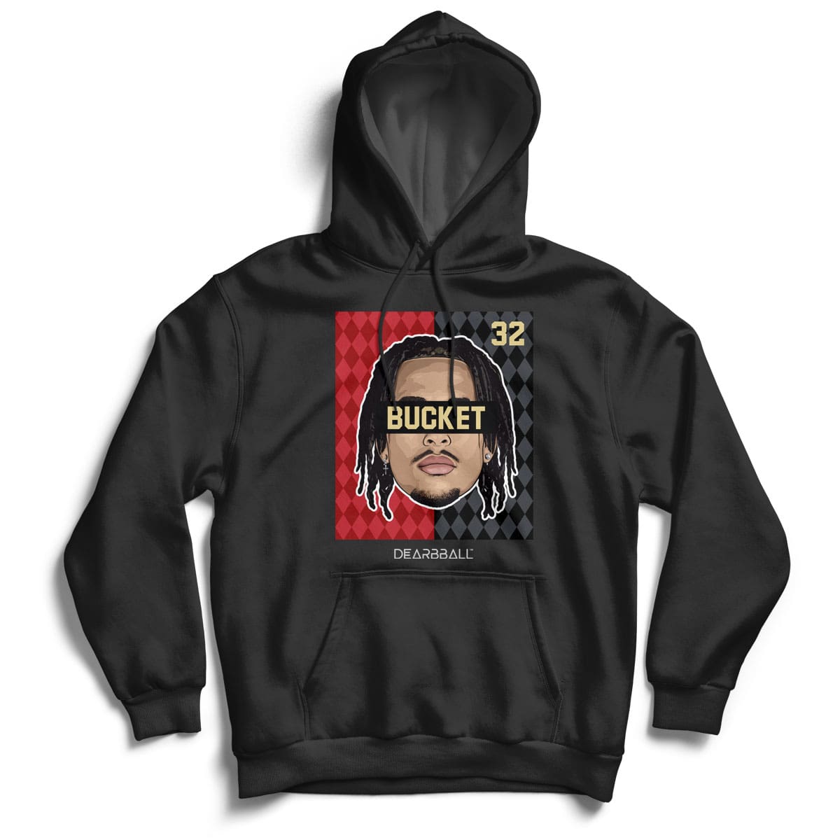 DearBBall Felpa con Cappuccio - BUCKET Principauté Edizione Bicolore