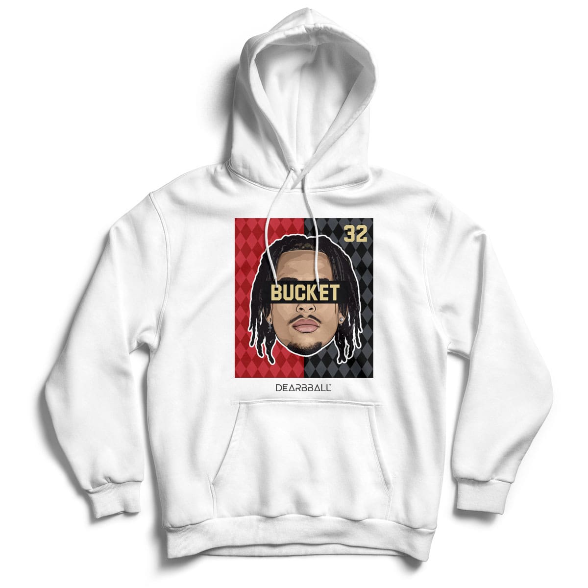 DearBBall Sweat à Capuche - BUCKET Principauté Bicolor Edition