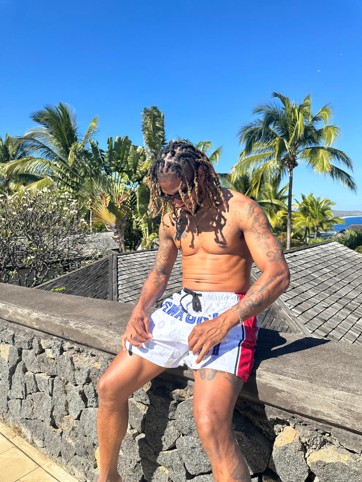 DearBBall Fashion Shorts - SWAGGY France Royauté White Edition