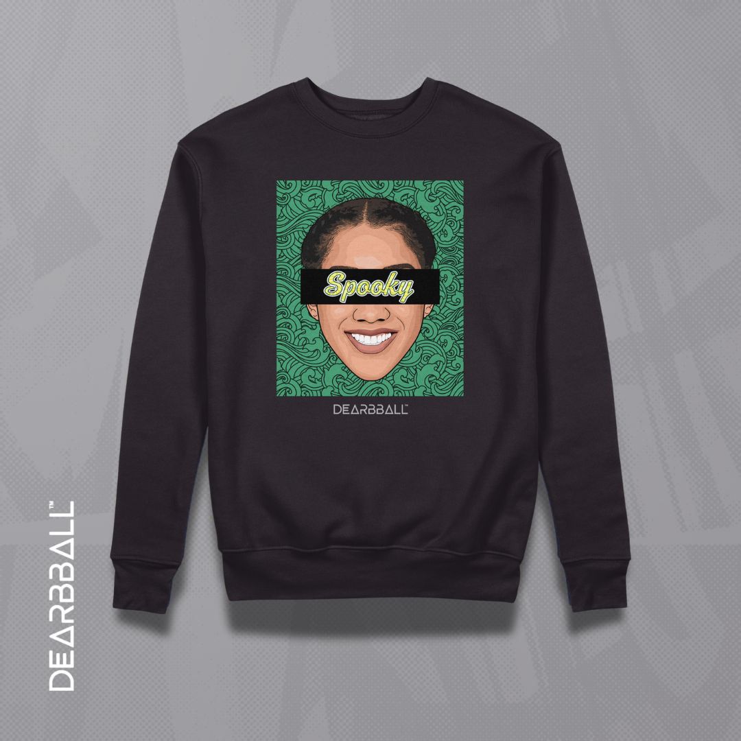 DearBBall Sweat - SPOOKY Waves Tattoo Green Edition