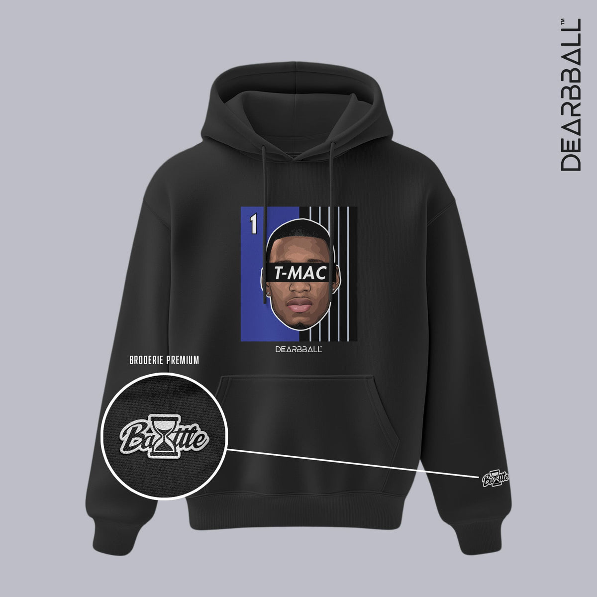 DearBBall Sweat à Capuche - T-MAC BOG Premium Edition