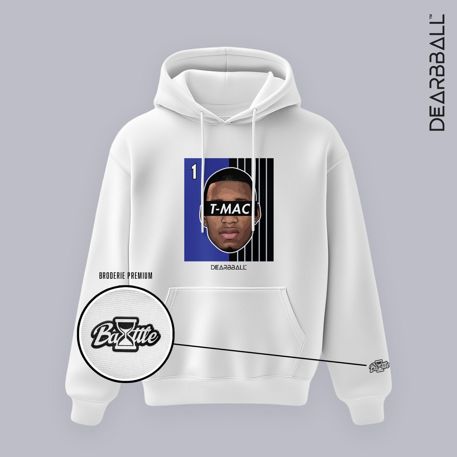 DearBBall Sweat à Capuche - T-MAC BOG Premium Edition