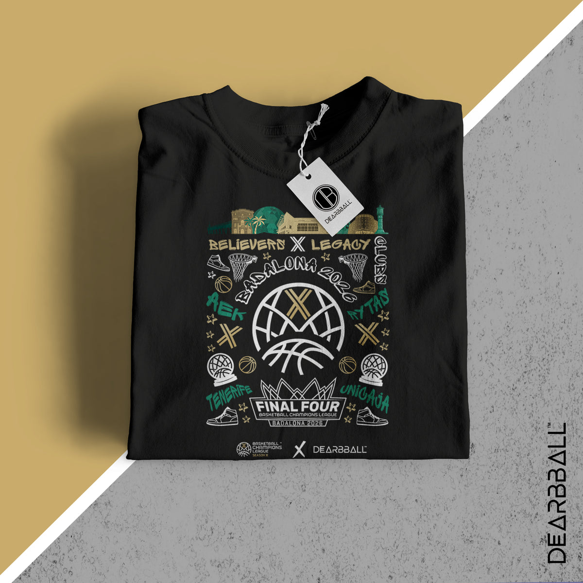 T-shirt DearBBall - Edição BCL x Badalona 2026