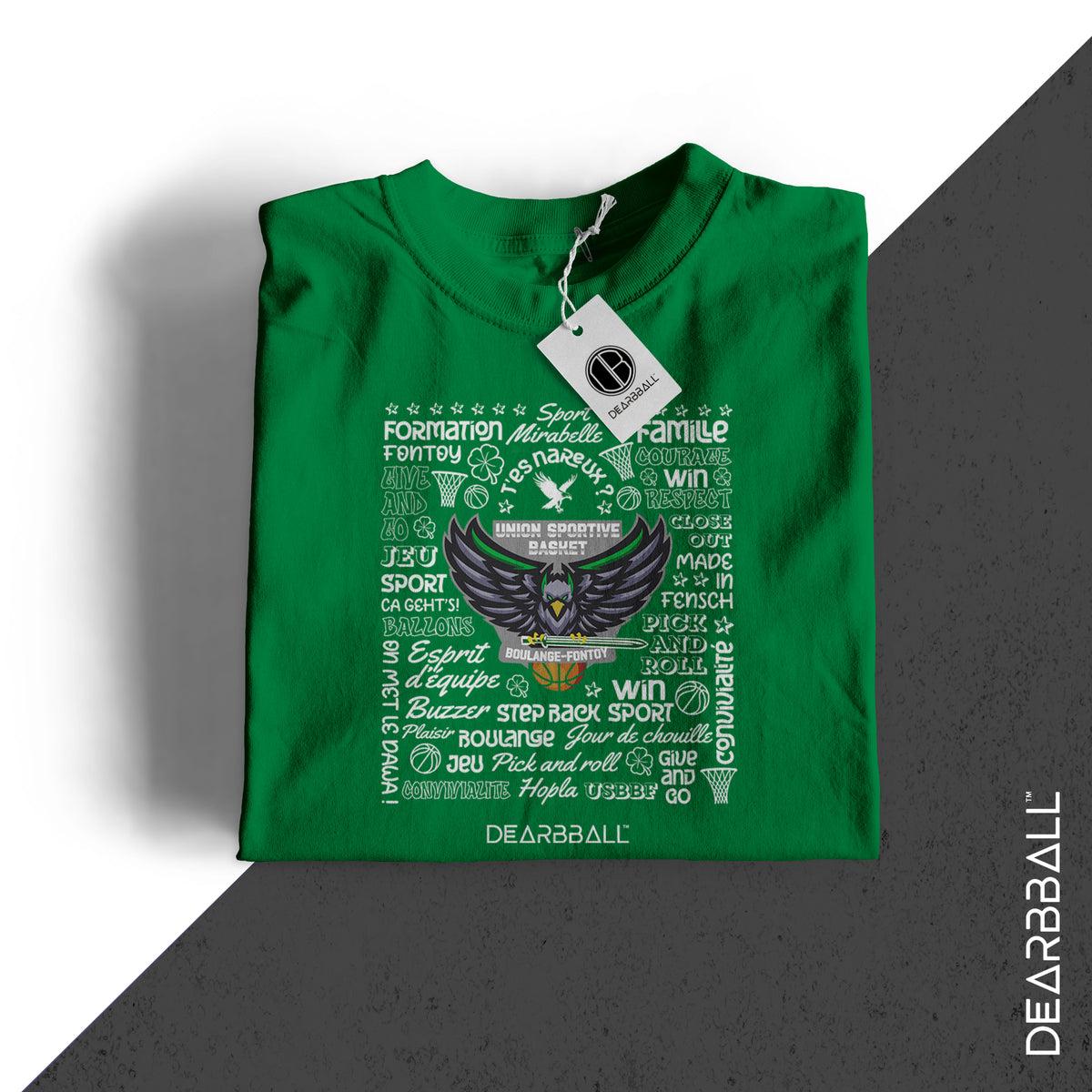 DearBBall T-Shirt - Boulange Fontoy Words Matter Edition