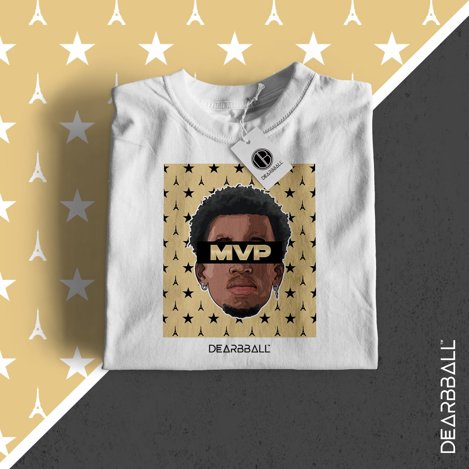 DearBBall T-Shirt - TJ MVP Gold Edition